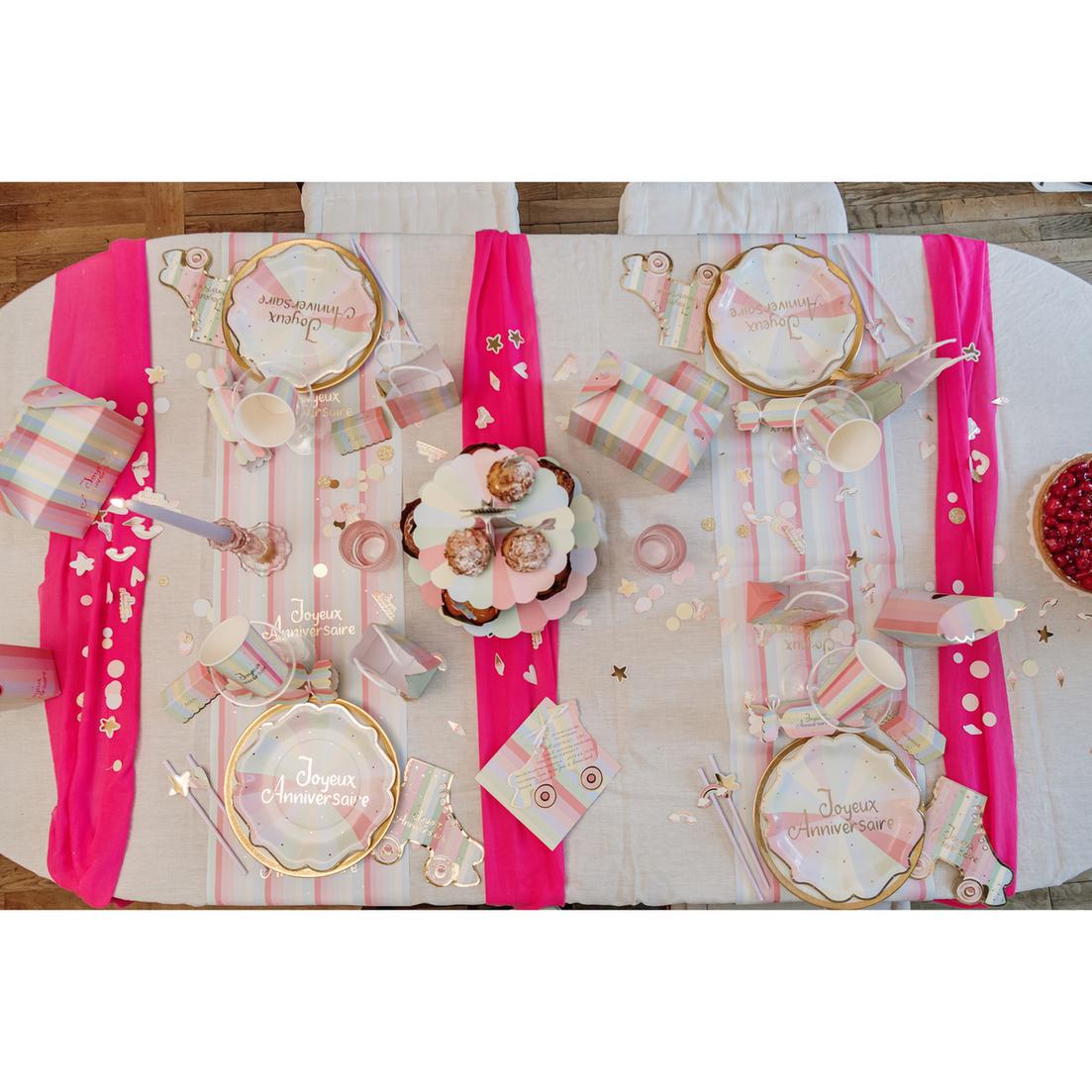 Confettis Rond - Pastel et Or