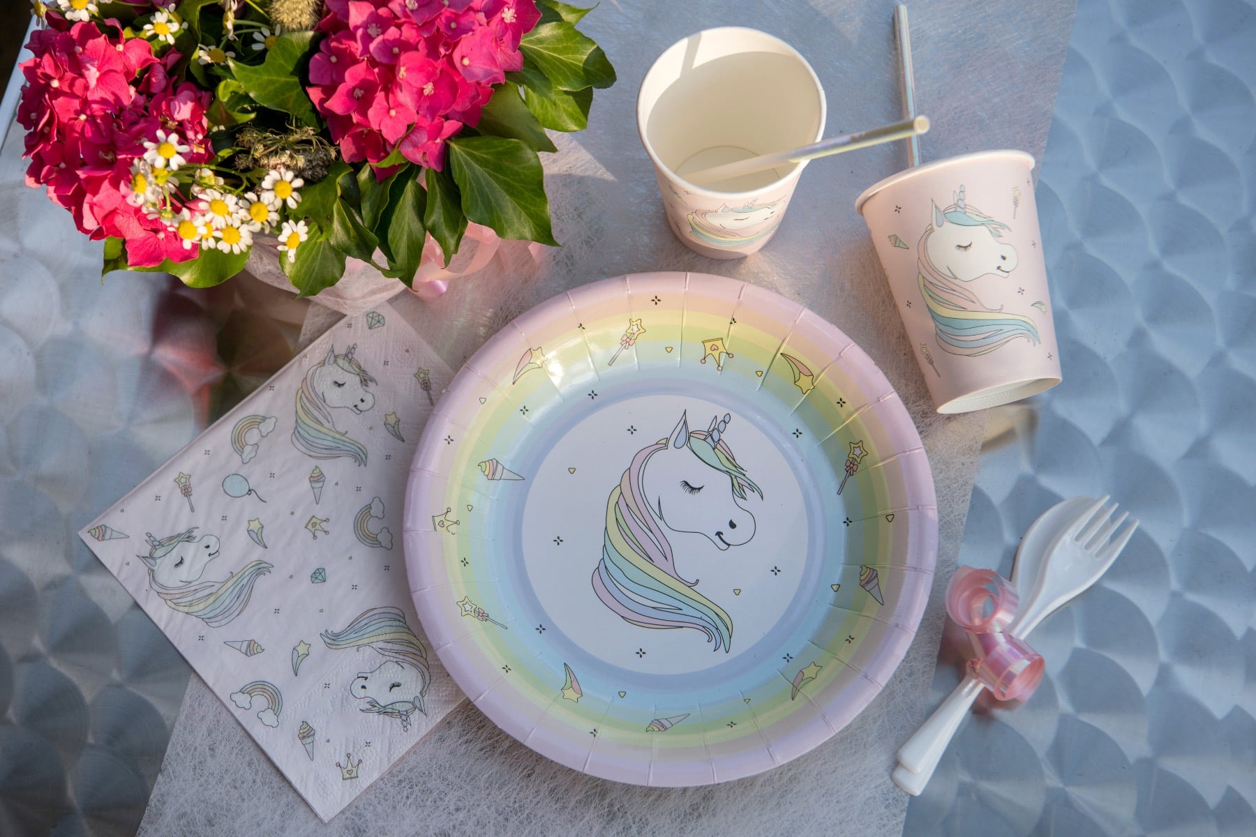 Assiettes licorne (10pcs)