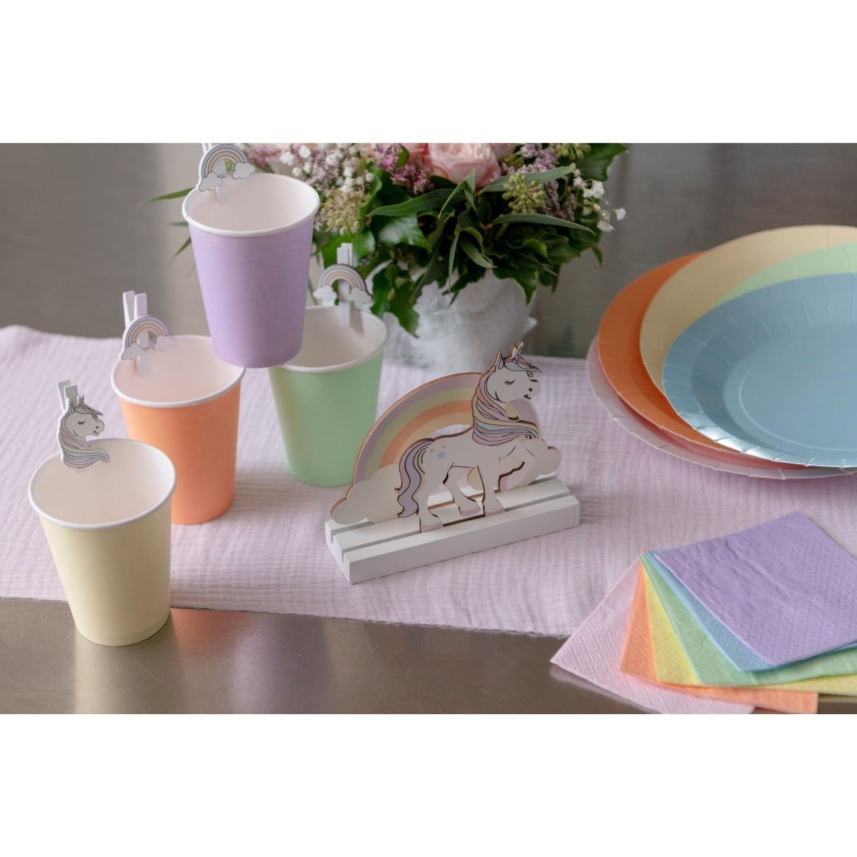 Centre de table - Licorne