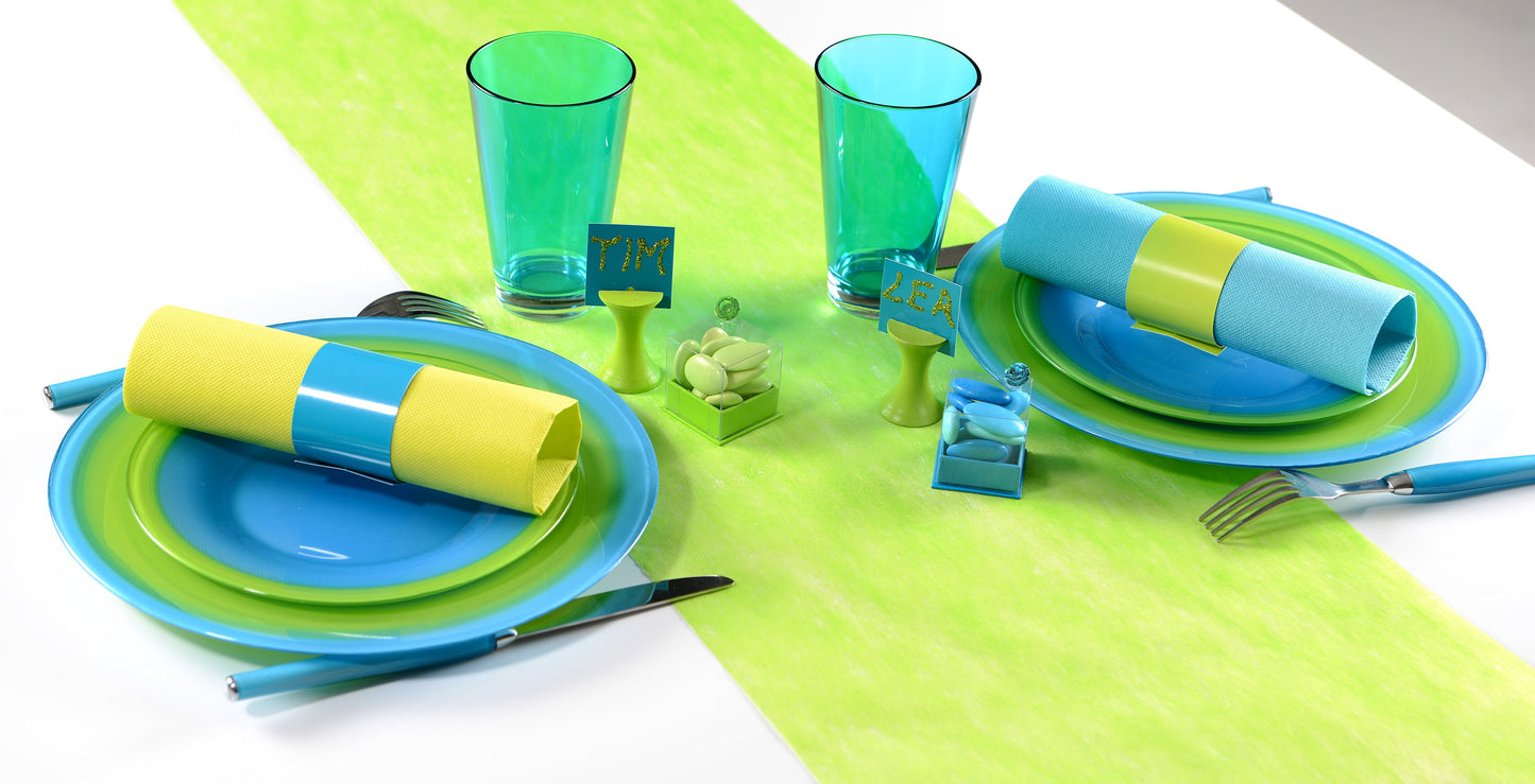 Chemin de table Vert clair (10m)