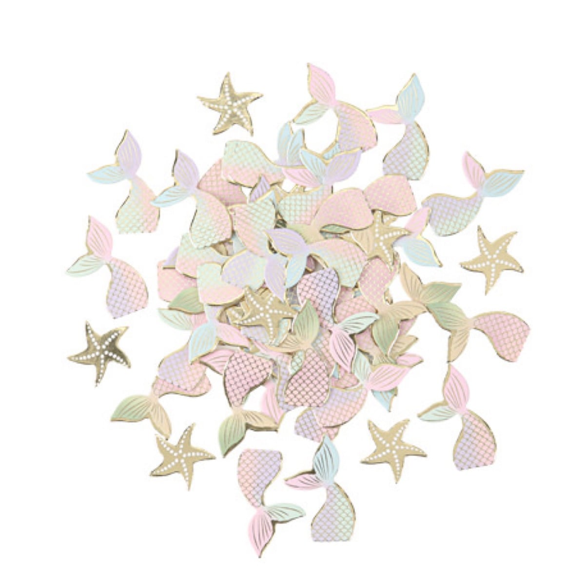 Confettis Sirènes et étoiles de Mer (100pcs)