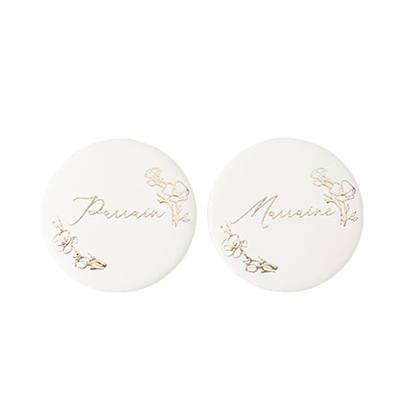 2 Badges "Parrain" et "Marraine"