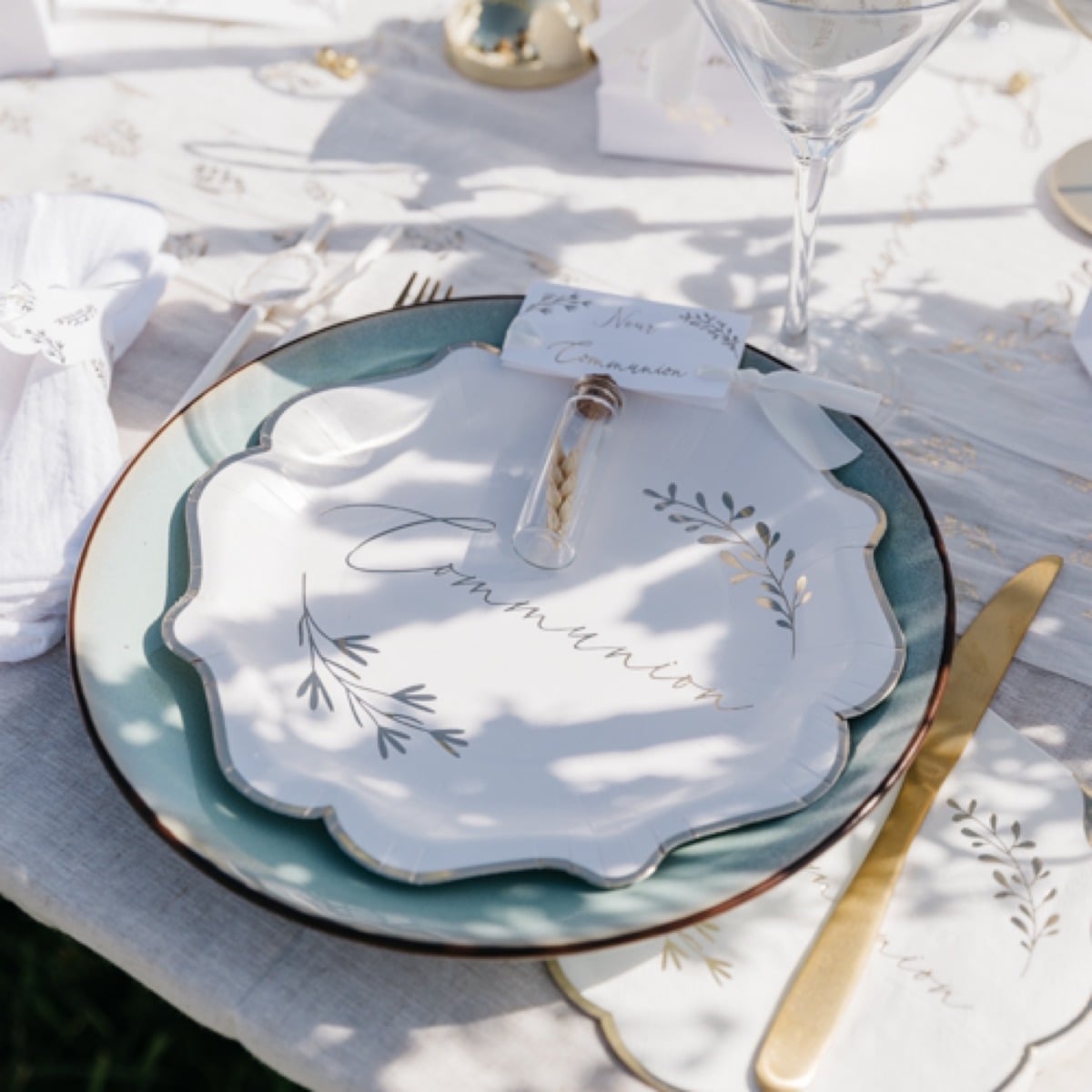 Assiettes Communion 23cm