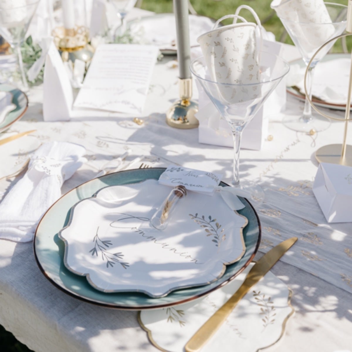 Assiettes Communion 23cm