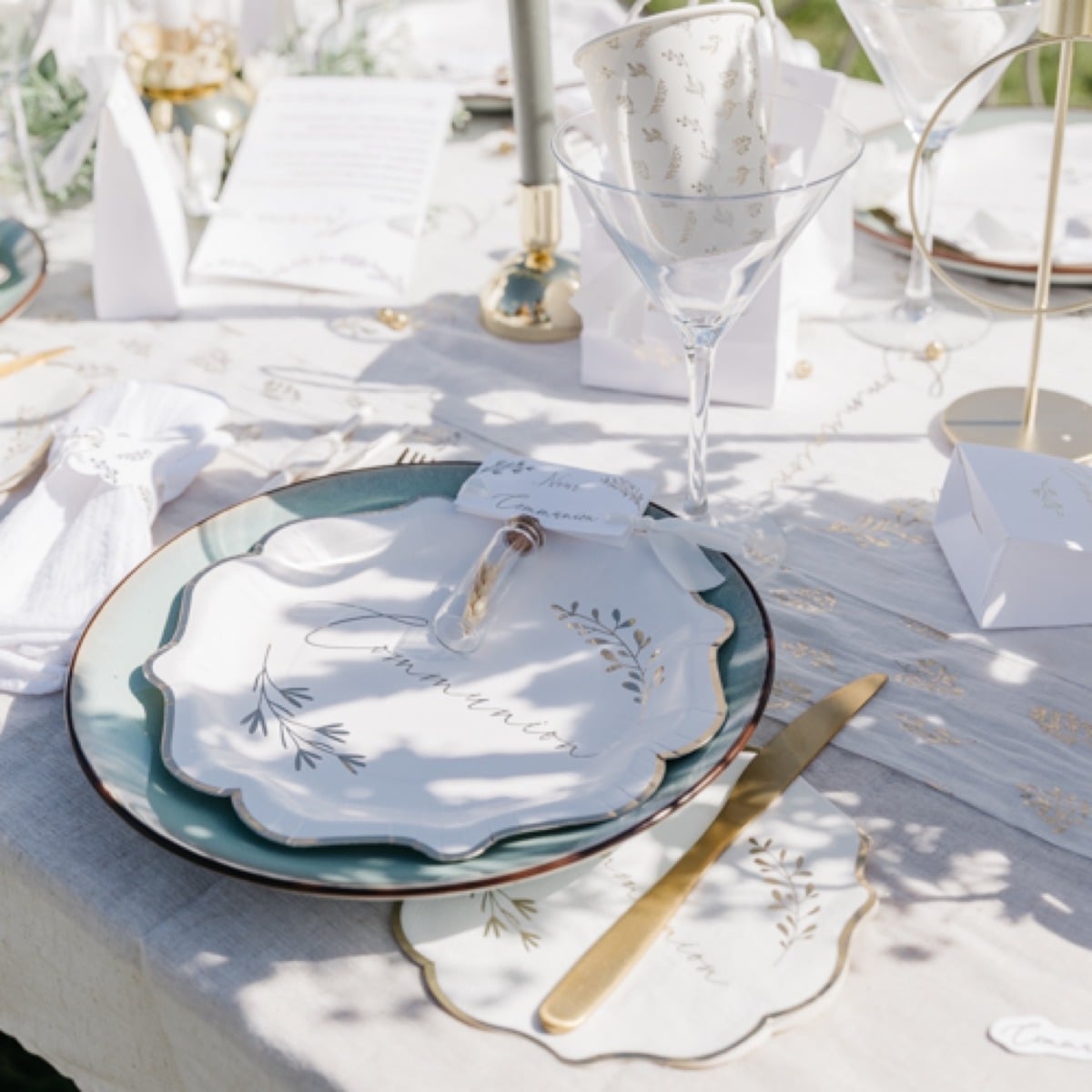 Assiettes Communion 23cm