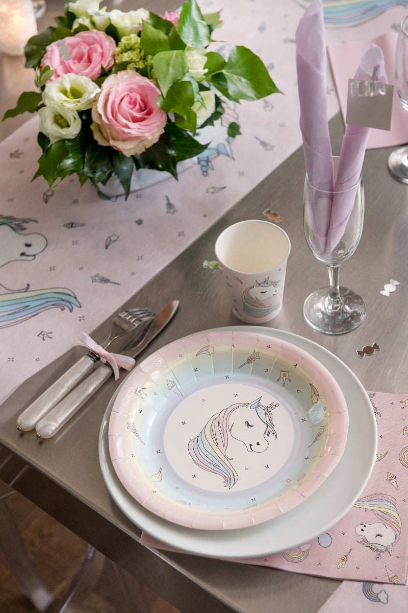 Assiettes licorne (10pcs)