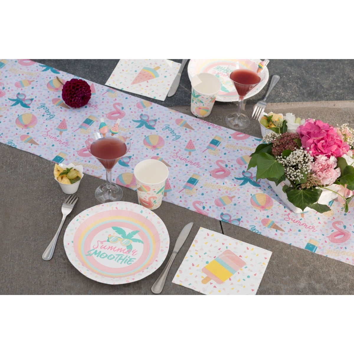 Chemin de table - Summer smoothie (5m)