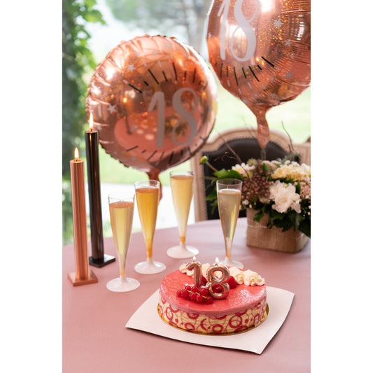 Bougie Chiffre - Rose gold (9cm)