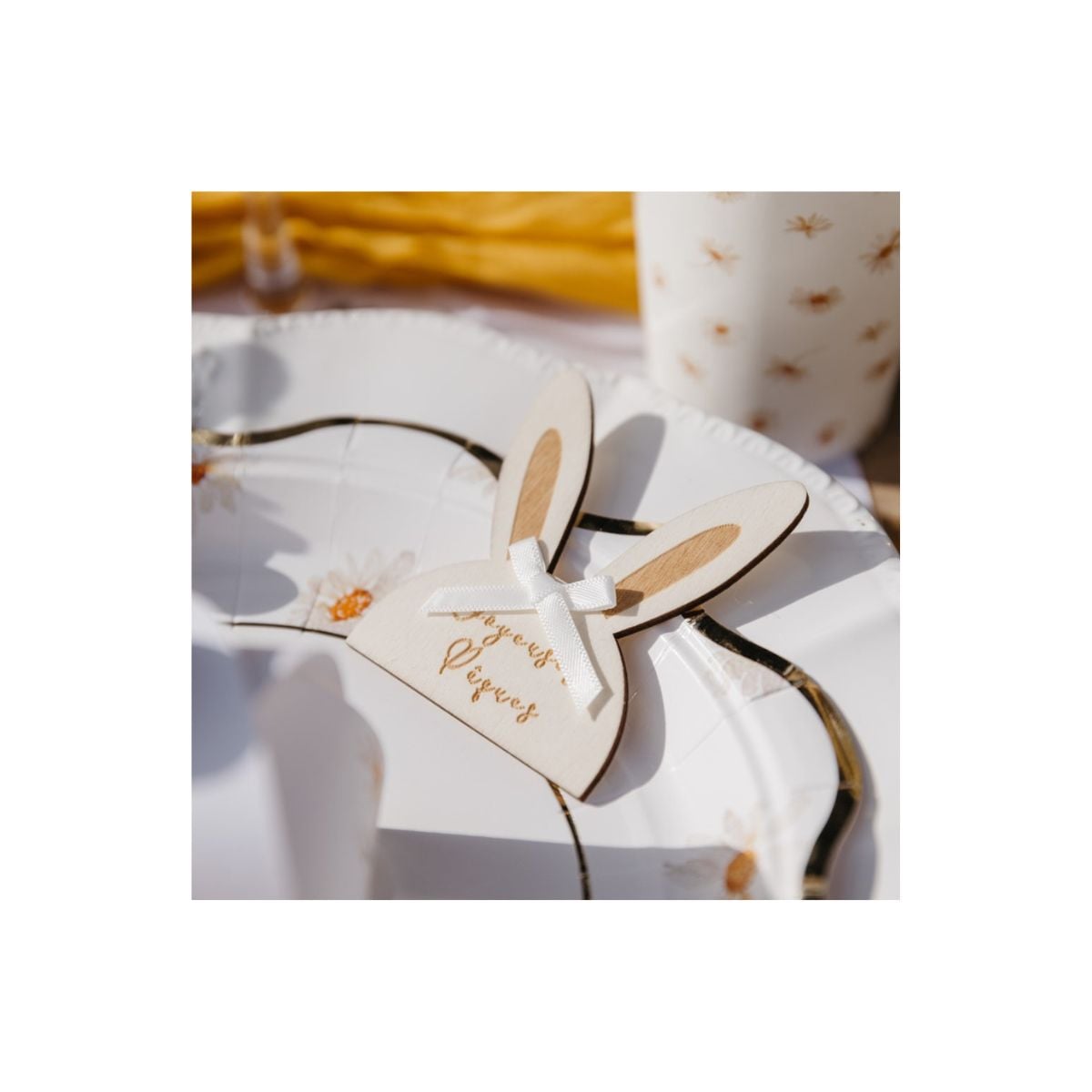 Décorations en bois - Joyeuses Pâques