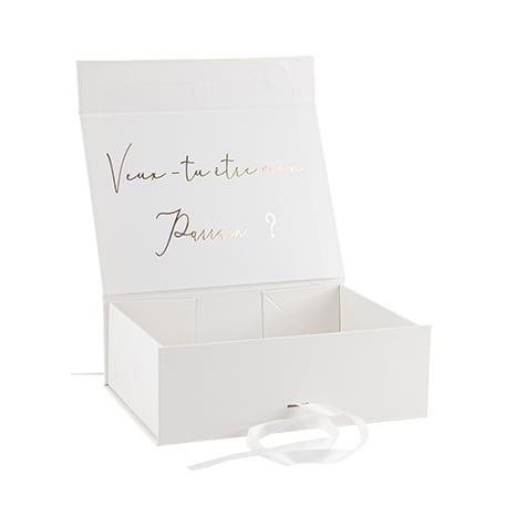 Boîte Cadeau "Veux-tu être mon Parrain?"