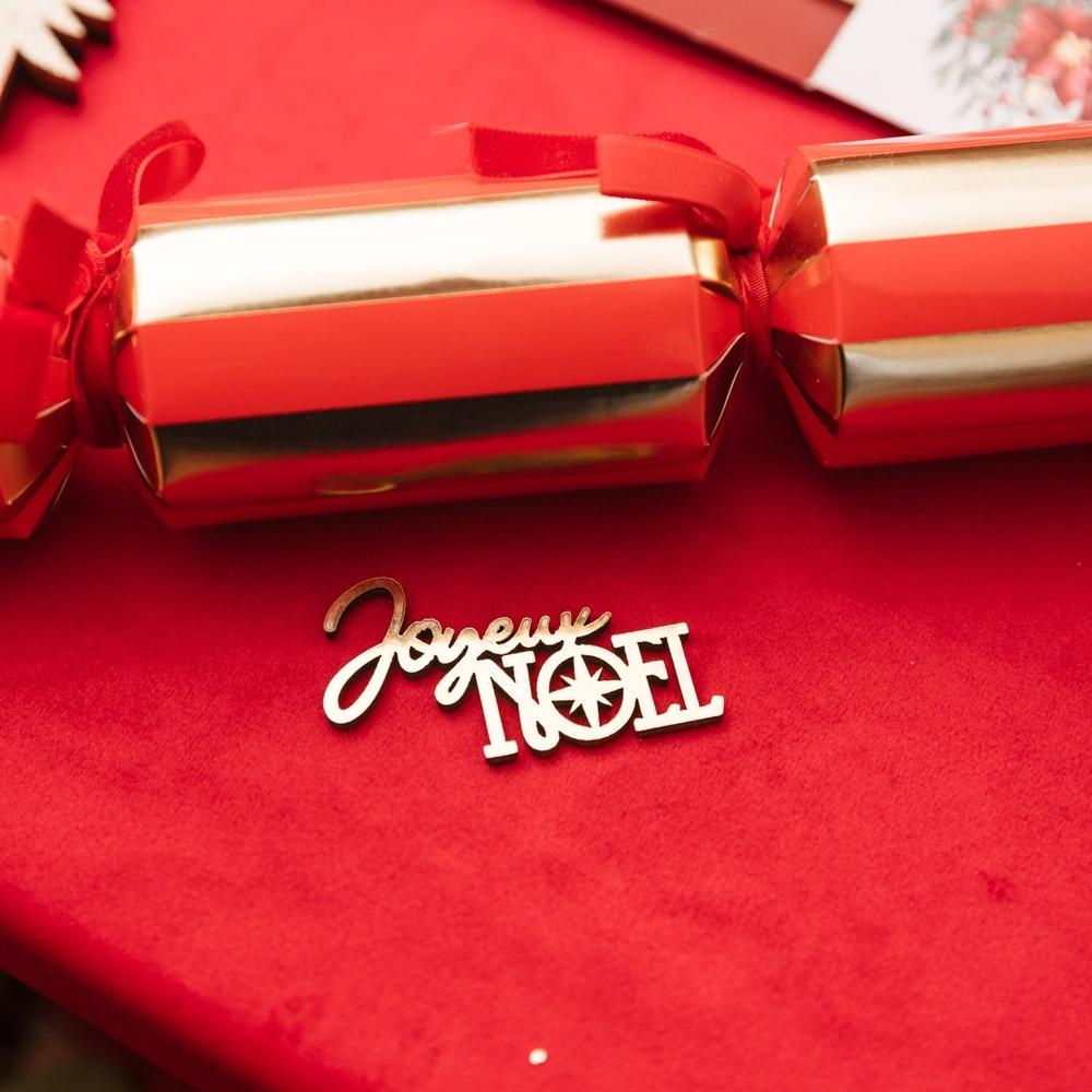 Confettis "Joyeux Noël" - Doré