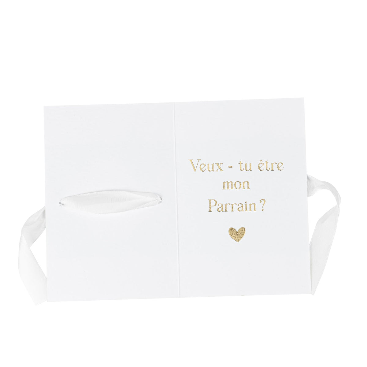 Cartes "Veux-tu être ma Marraine / mon Parrain ?" Baptême (2pcs)