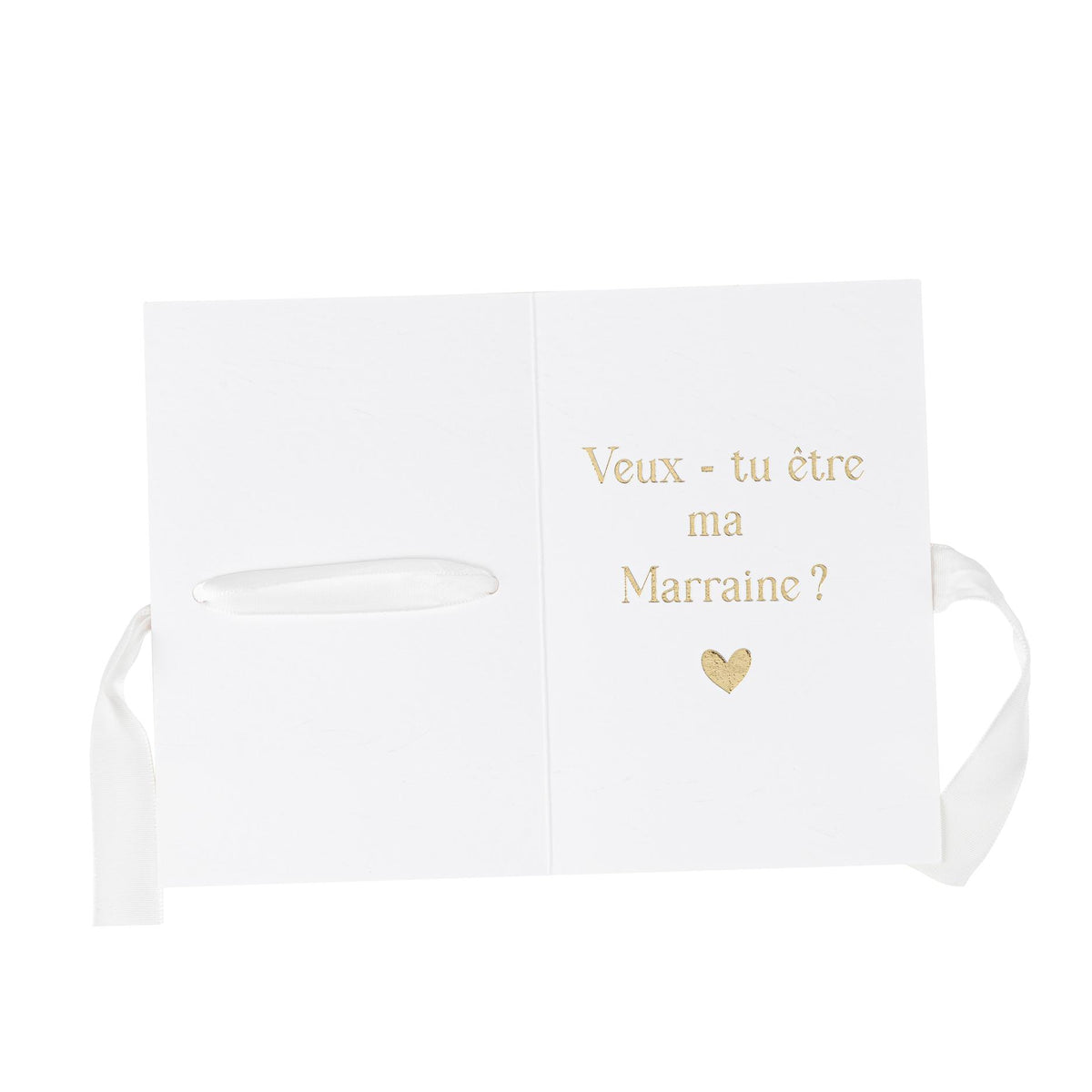Cartes "Veux-tu être ma Marraine / mon Parrain ?" Baptême (2pcs)