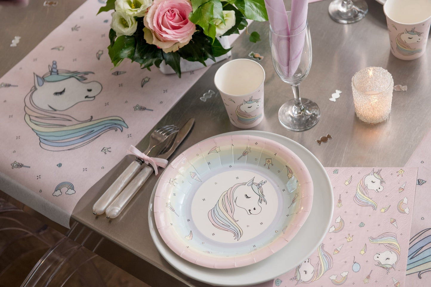 Assiettes licorne (10pcs)