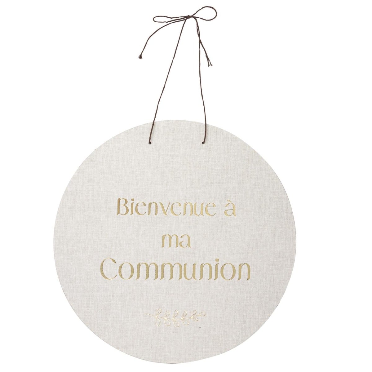 Pancarte "Bienvenue à ma Communion"