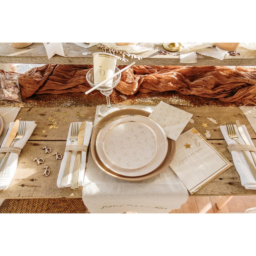 Décorations 70 en bois