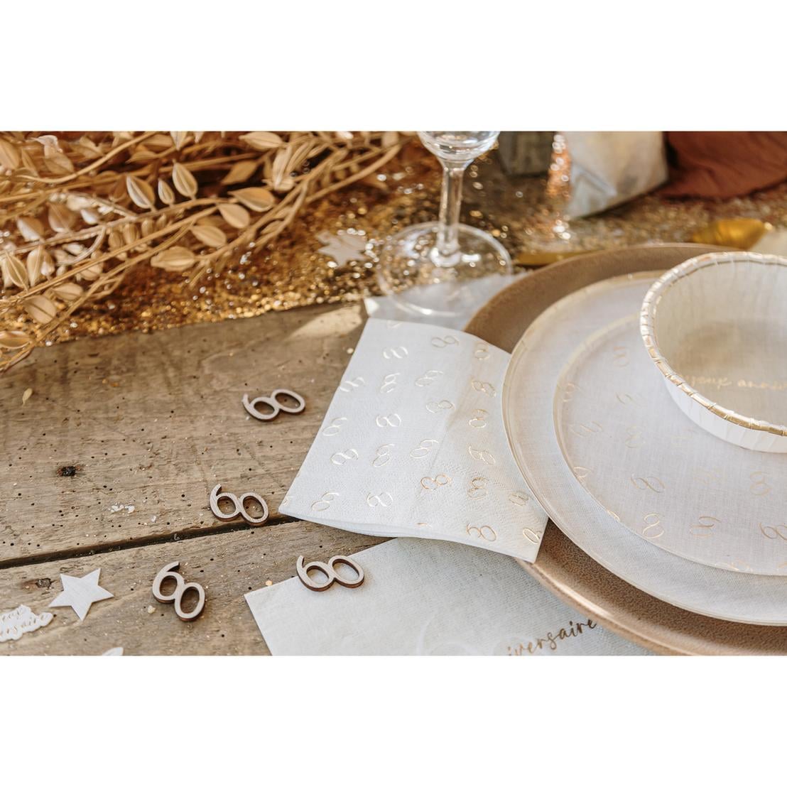 Décorations 60 en bois