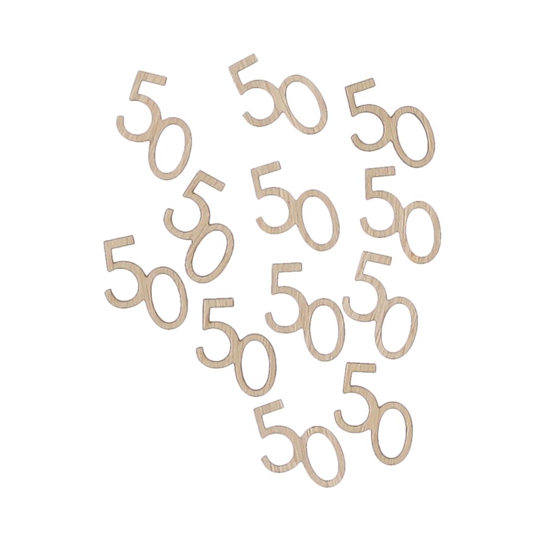 Décorations 50 en bois