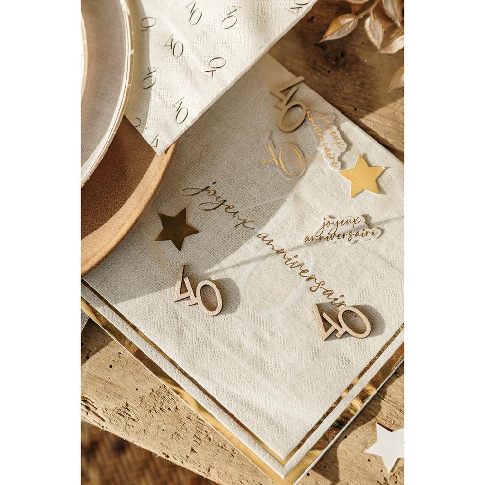 Décorations 40 en bois
