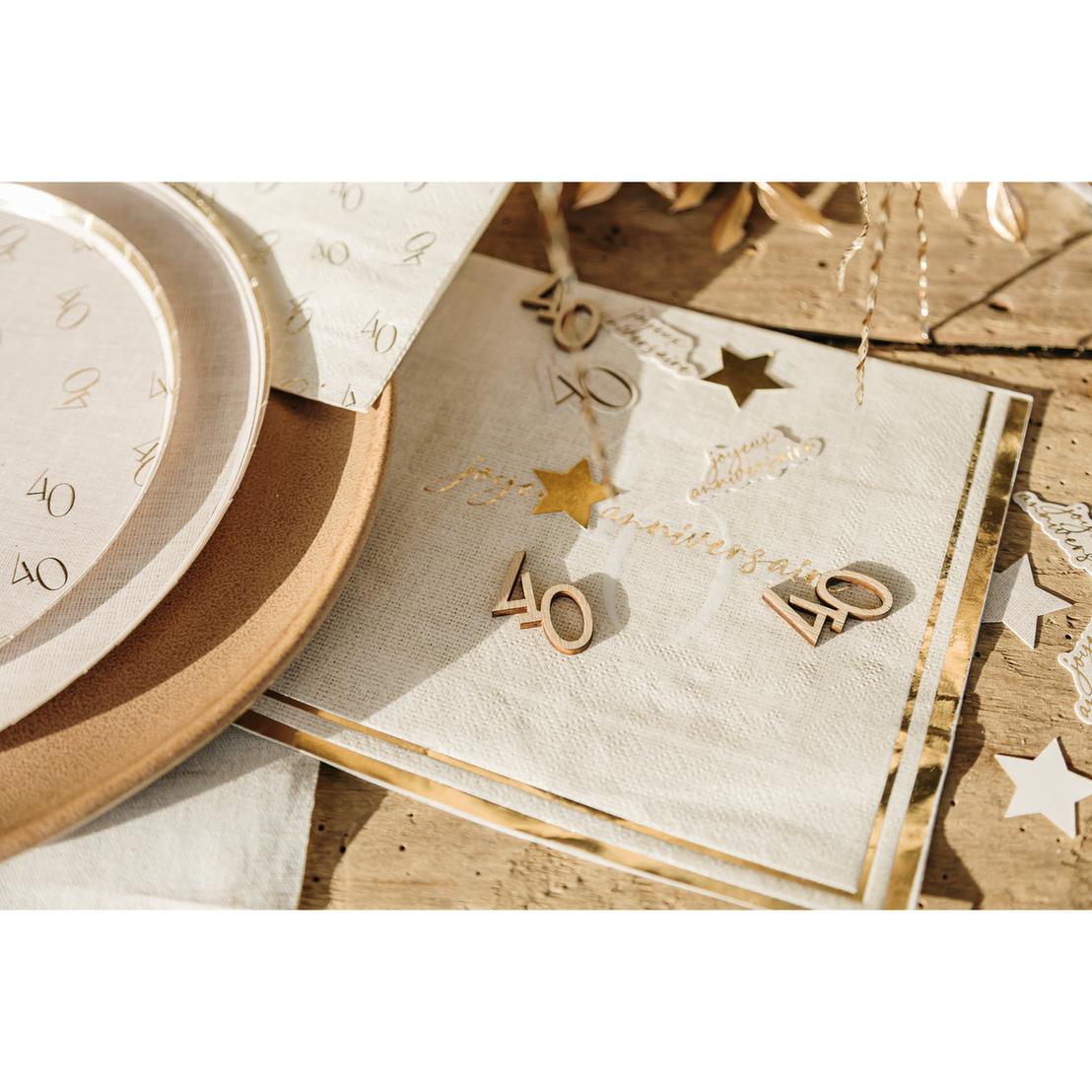 Décorations 40 en bois