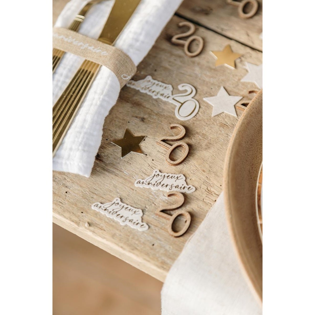 Décorations 20 en bois