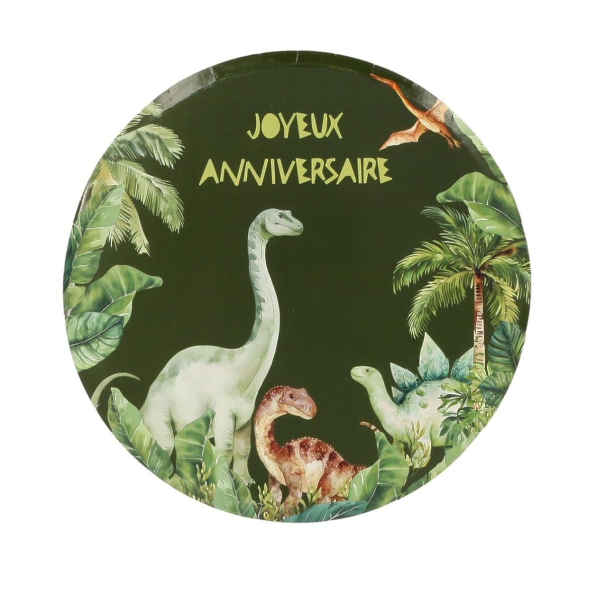 Assiettes Dinosaures (6 pièces)
