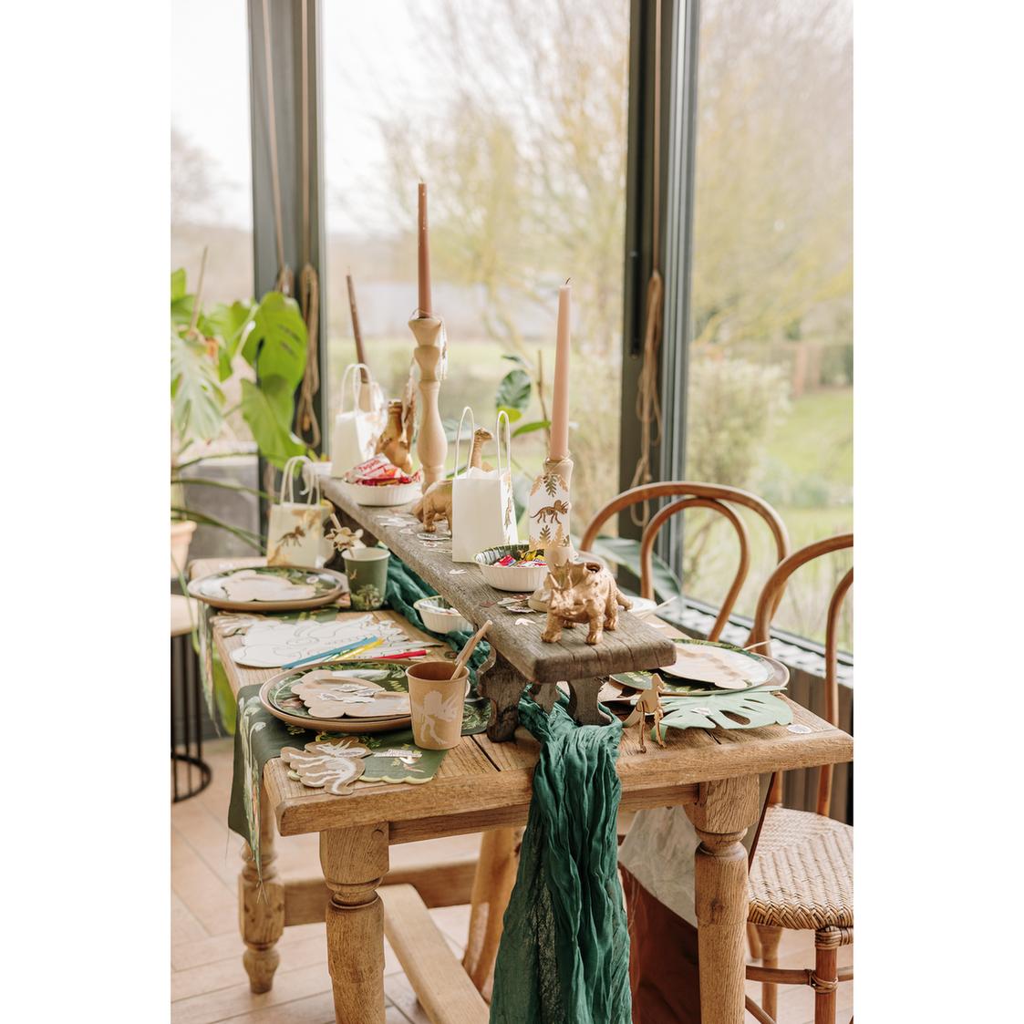 Assiettes Dinosaures (6 pièces)