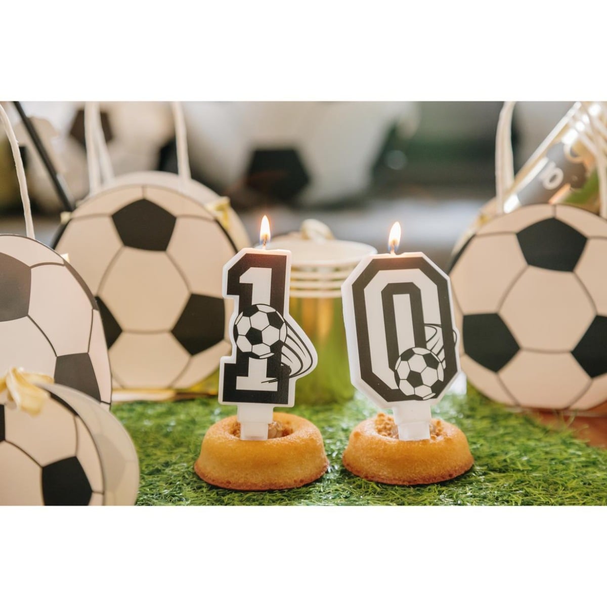 Bougie Chiffre Football