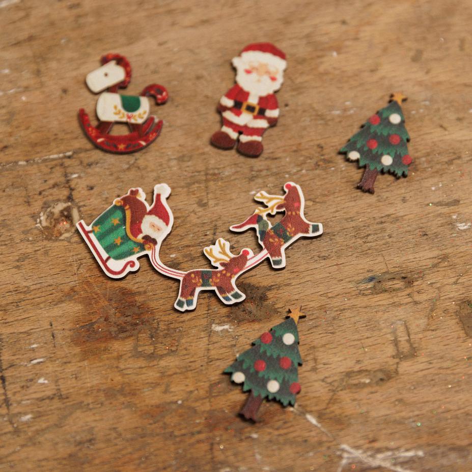 Confettis en Bois - Conte de Noël