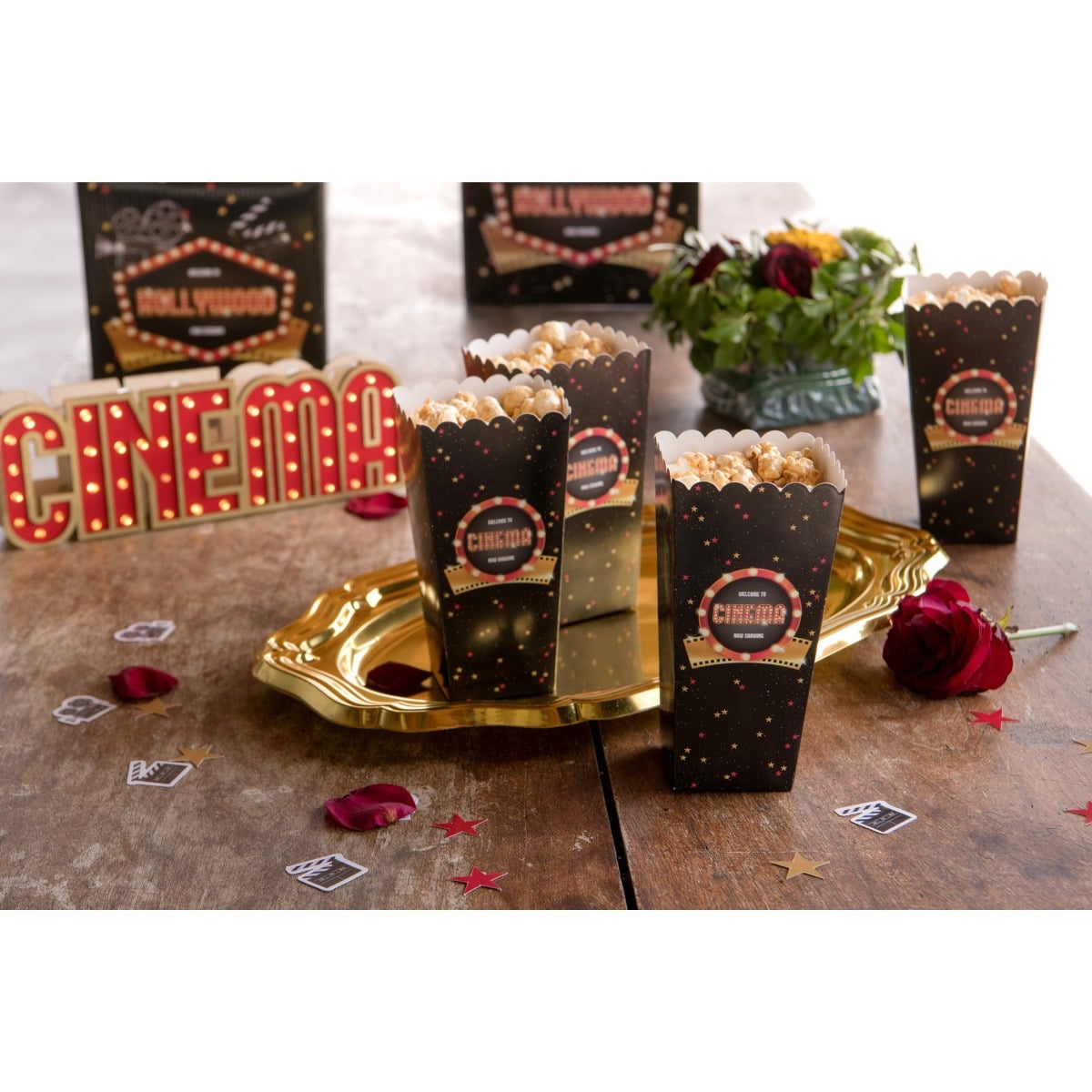 Boîte à PopCorn - Cinéma (8pcs)