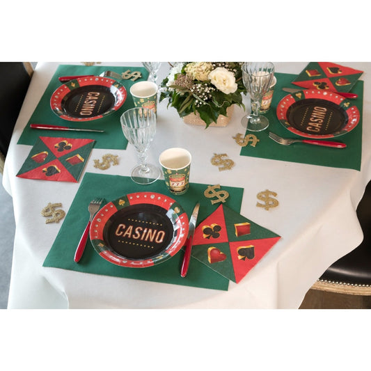 Chemin de table 3en1 - Vert foncé (4.8m)