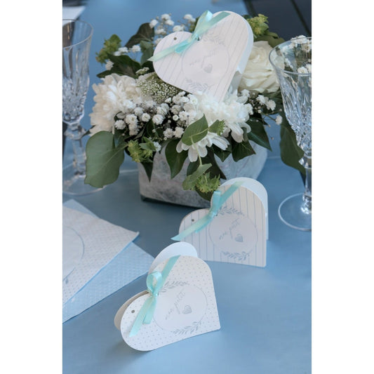 Boîte Baptême - Bleu (6pcs)