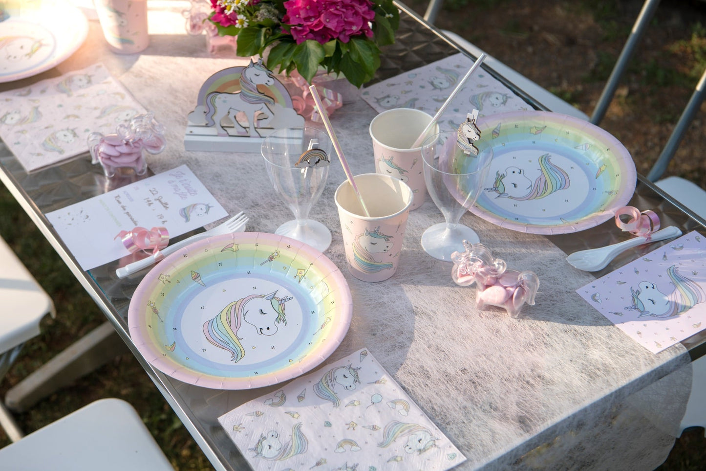 Assiettes licorne (10pcs)