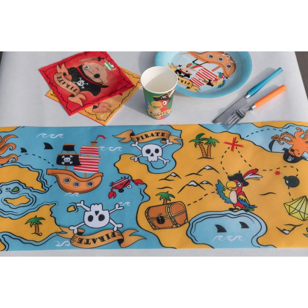 Chemin de table - Pirate