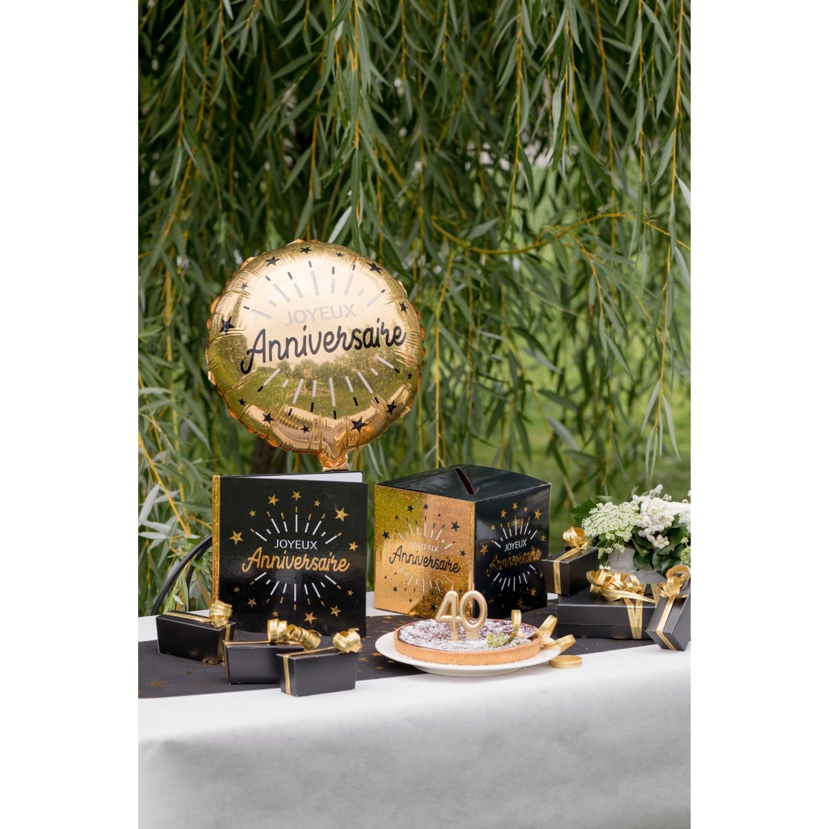 Tirelire Joyeux Anniversaire Etincelant - Or