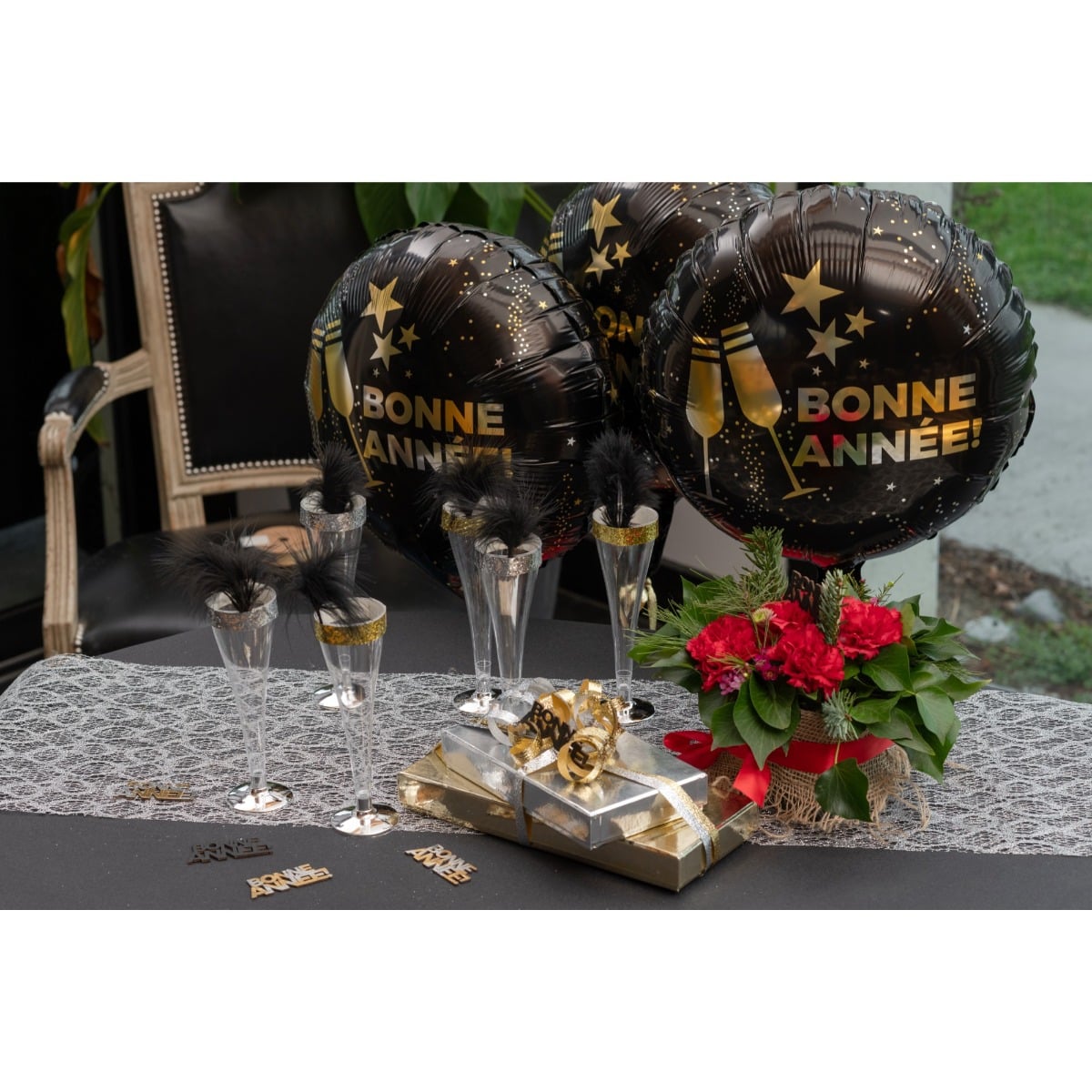 Ballon alu - Bonne Année