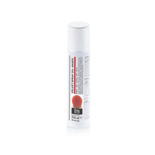 Silikomart Spray velours à base d'huile rouge (250 ml)