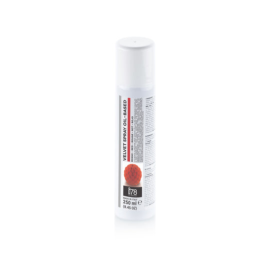 Silikomart Spray velours à base d'huile rouge (250 ml)
