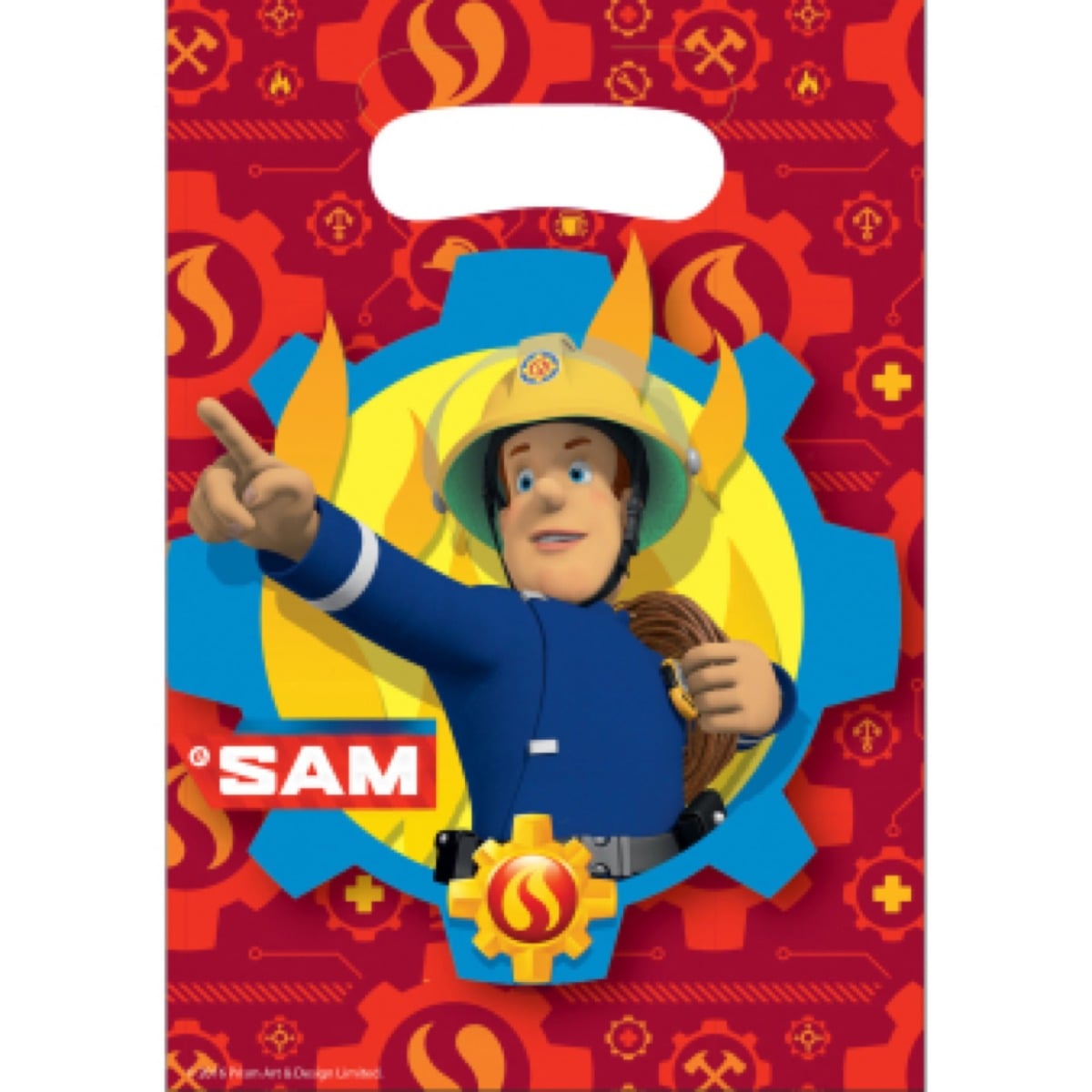 Sachets pour bonbons - Sam le Pompier (8pcs)