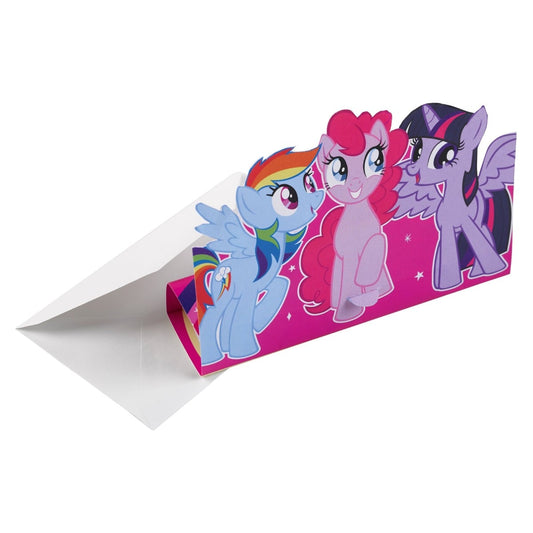 Invitations & Enveloppes - Mon Petit Poney (8pcs)