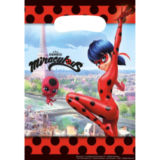 Sachets pour bonbons - Miraculous (8pcs)