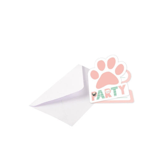 Invitations - Chien et Chat (8 pièces)