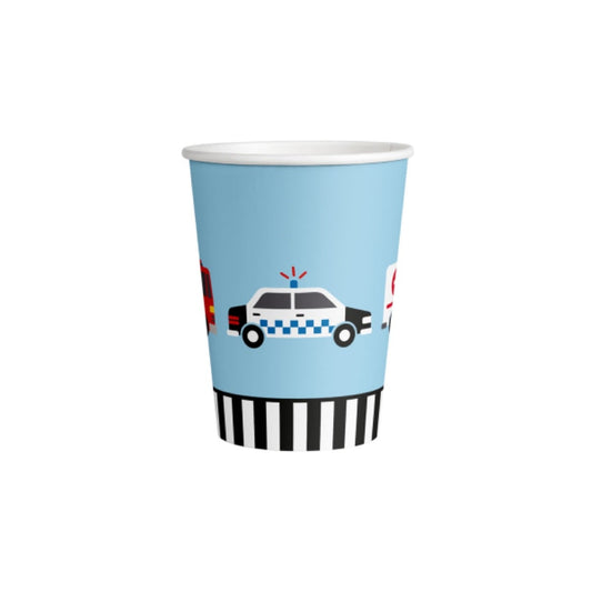 Gobelets - Véhicule d'interventions (8pcs)
