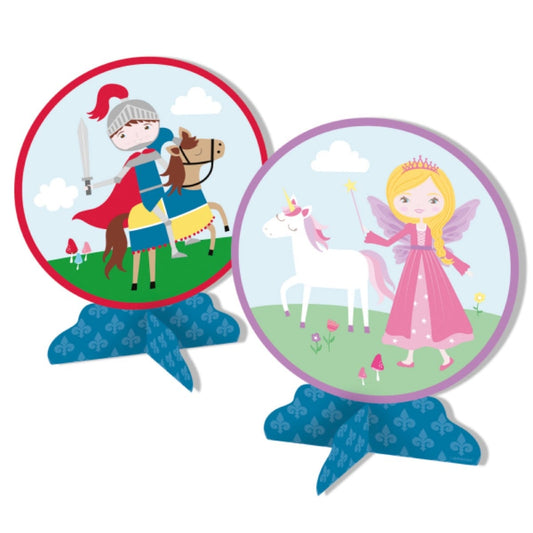 Centre de table - Princesse & Chevalier (2pcs)