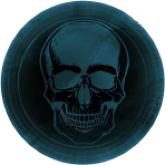 Assiette Tête de mort (8pcs)