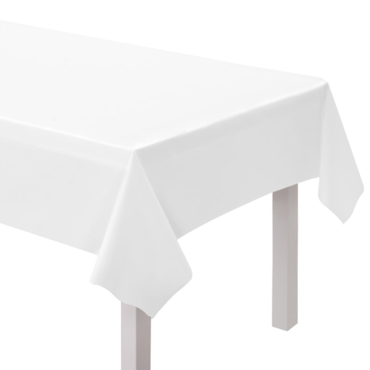 Nappe en papier - Blanc 137 x 274cm