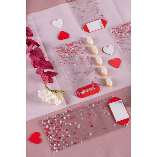 Sachets Coeur 10x22cm (10pcs)