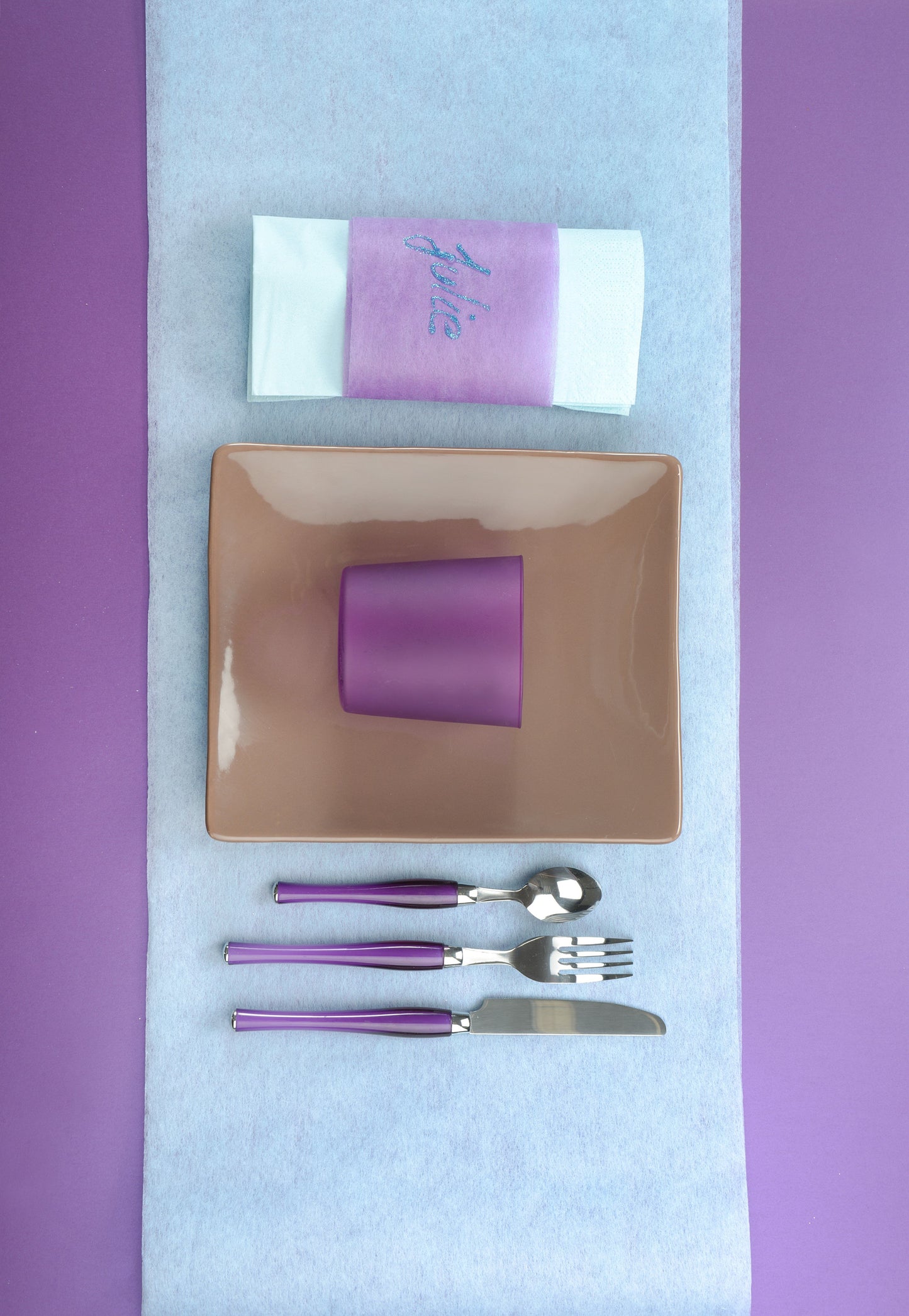 Chemin de table Bleu Ciel (10m)