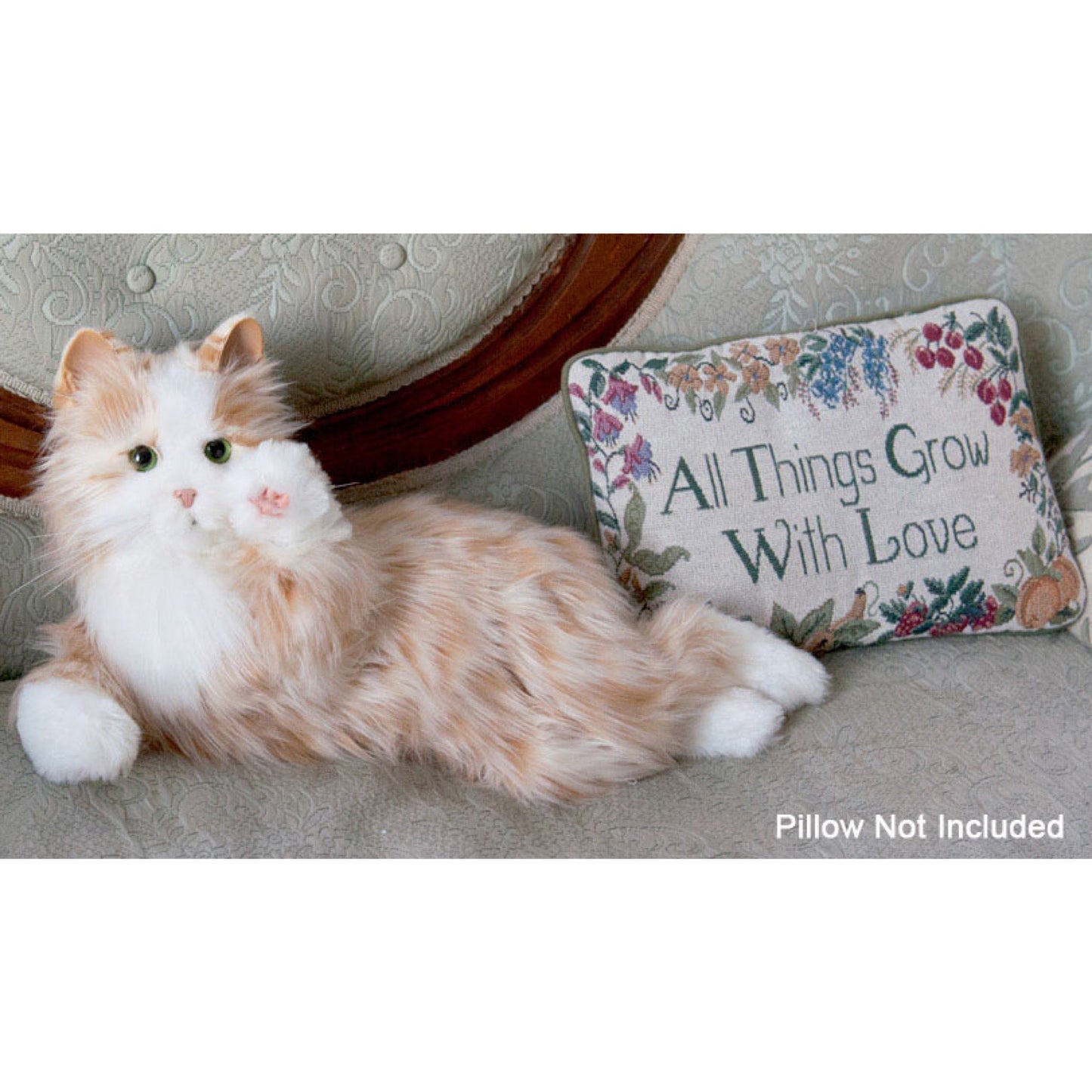 Interactive Cat Plush Toy for Elderly - Black