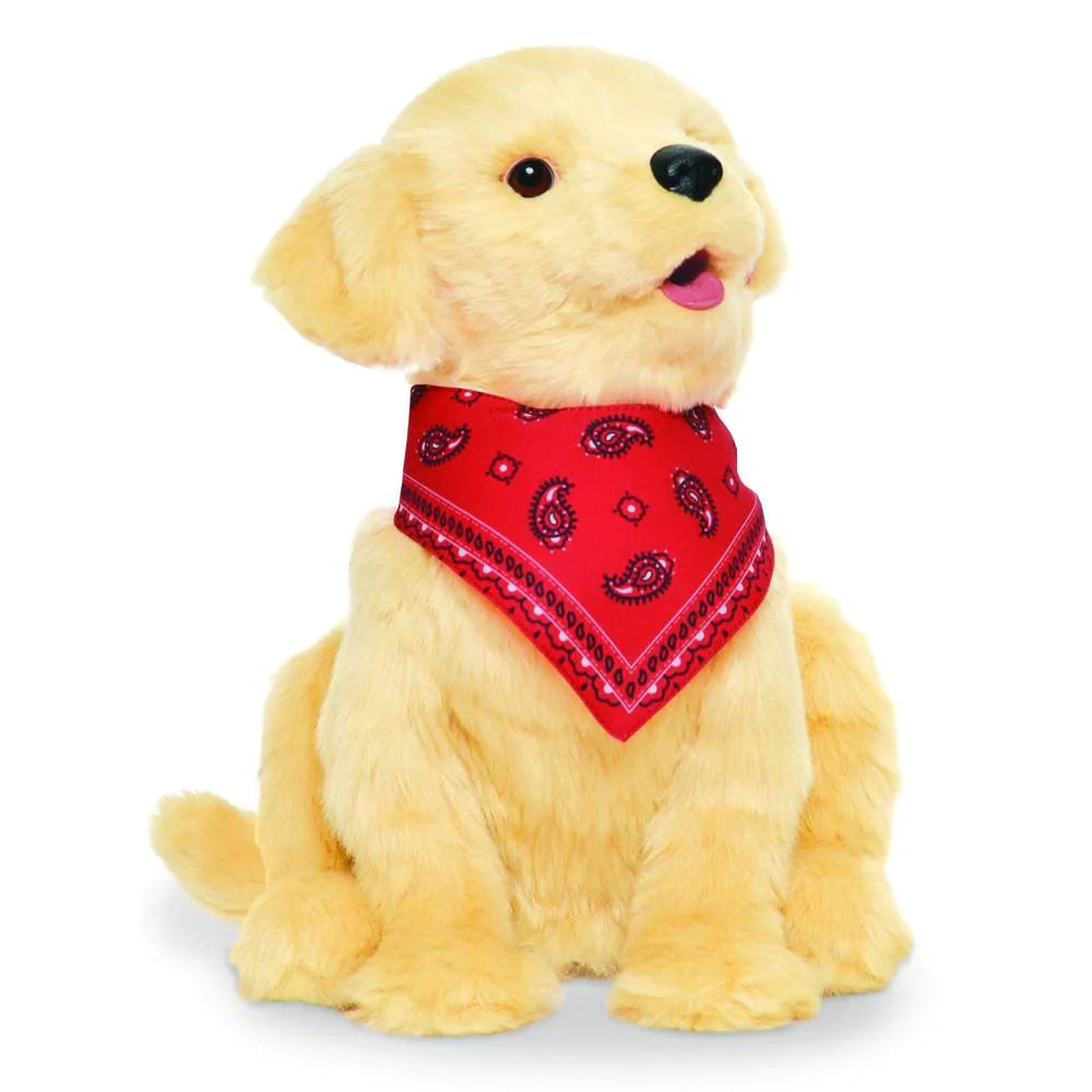 Peluche Chien Interactif pour personnes âgées - Beige